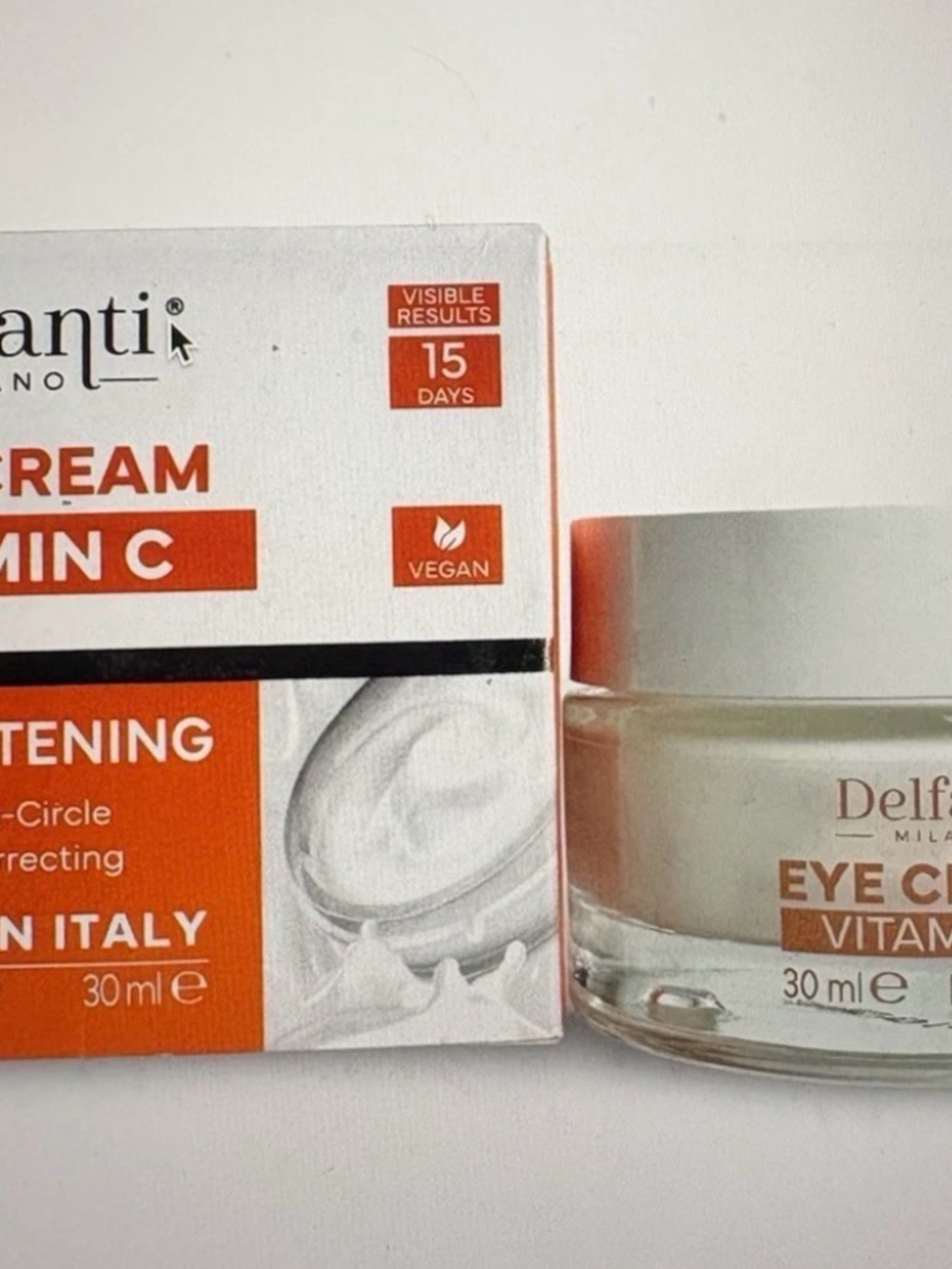 Vitamin C Eye Cream - White/Orange